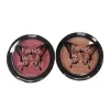 The black round cosmetic box is portable and compact for storing blush cream and organizing beauty products Item Picture